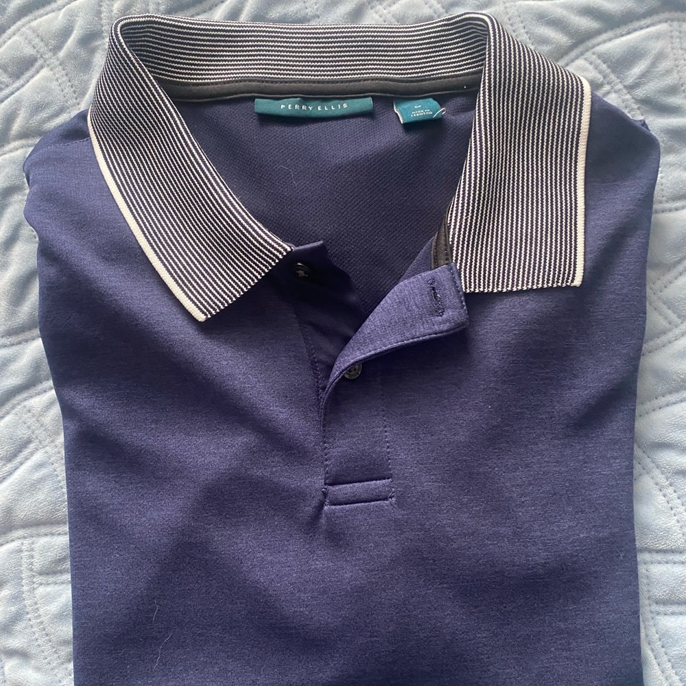 Perry Ellis Navy Polo